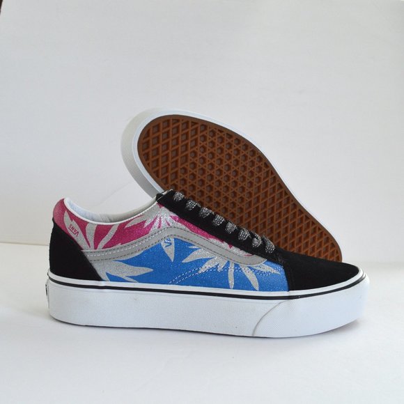 Vans old Skool platform sneaker shoes after dark s - Picture 2 of 7